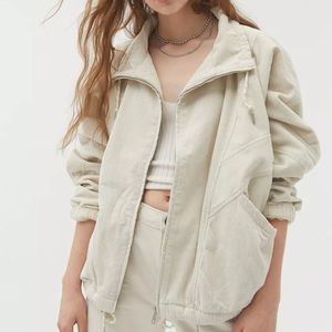BDG Corduroy Oversized Bomber Jacket
